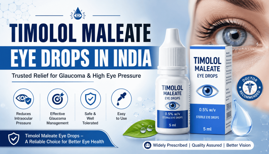 Timolol Maleate Eye Drops In India